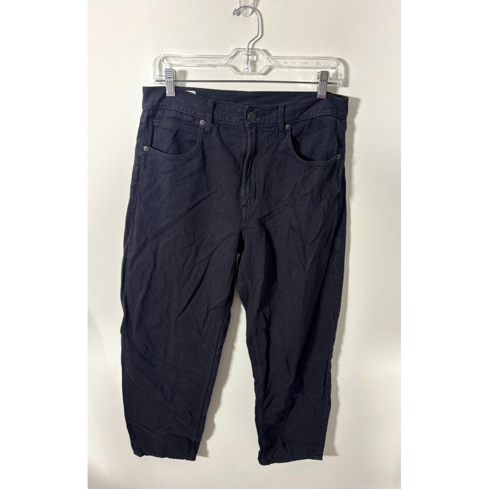 GAP Barrel Jean High Rise Jeans Black 29 8R Womens Pants
